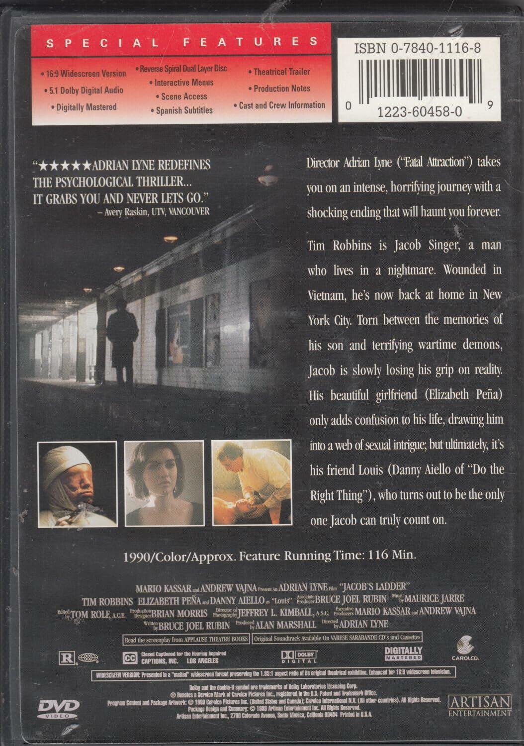 Jacob's Ladder (Special Edition) [Import] [DVD] - Very Good
