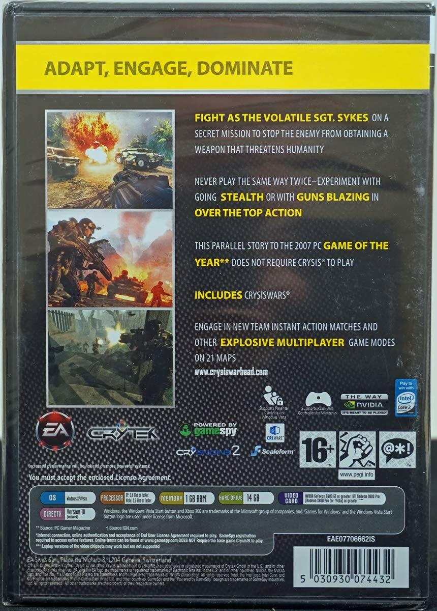 Crysis Warhead [video game] - Very Good