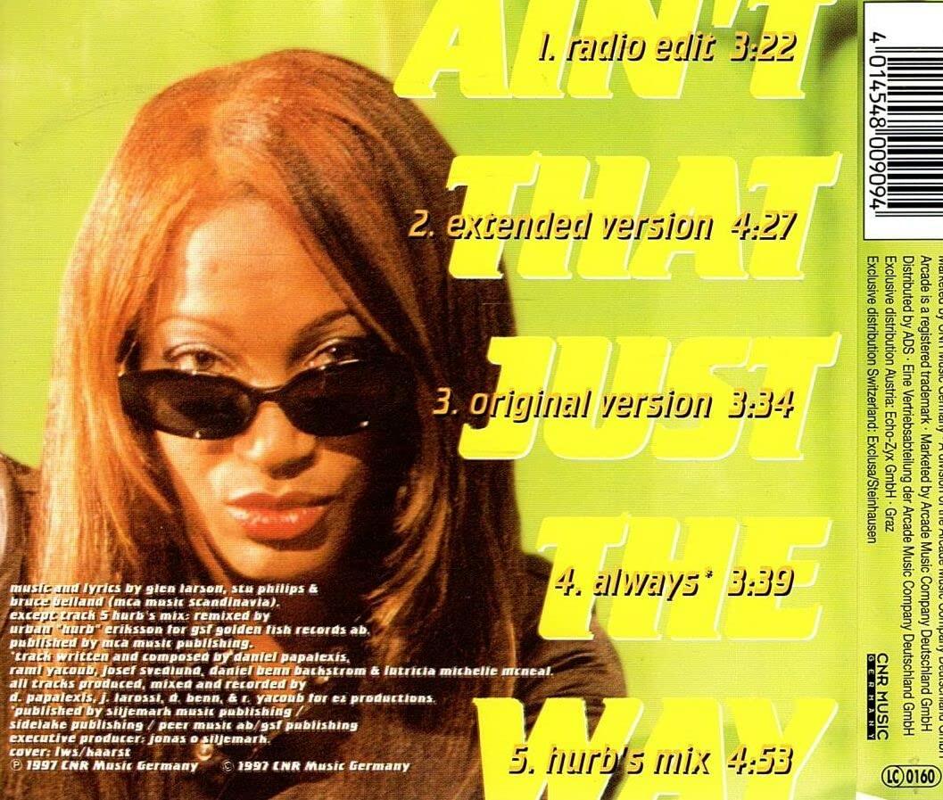 Ain'T That Just the Way [Maxi-CD] [Audio CD] Mcneal,Lutricia [Audio CD] - Good