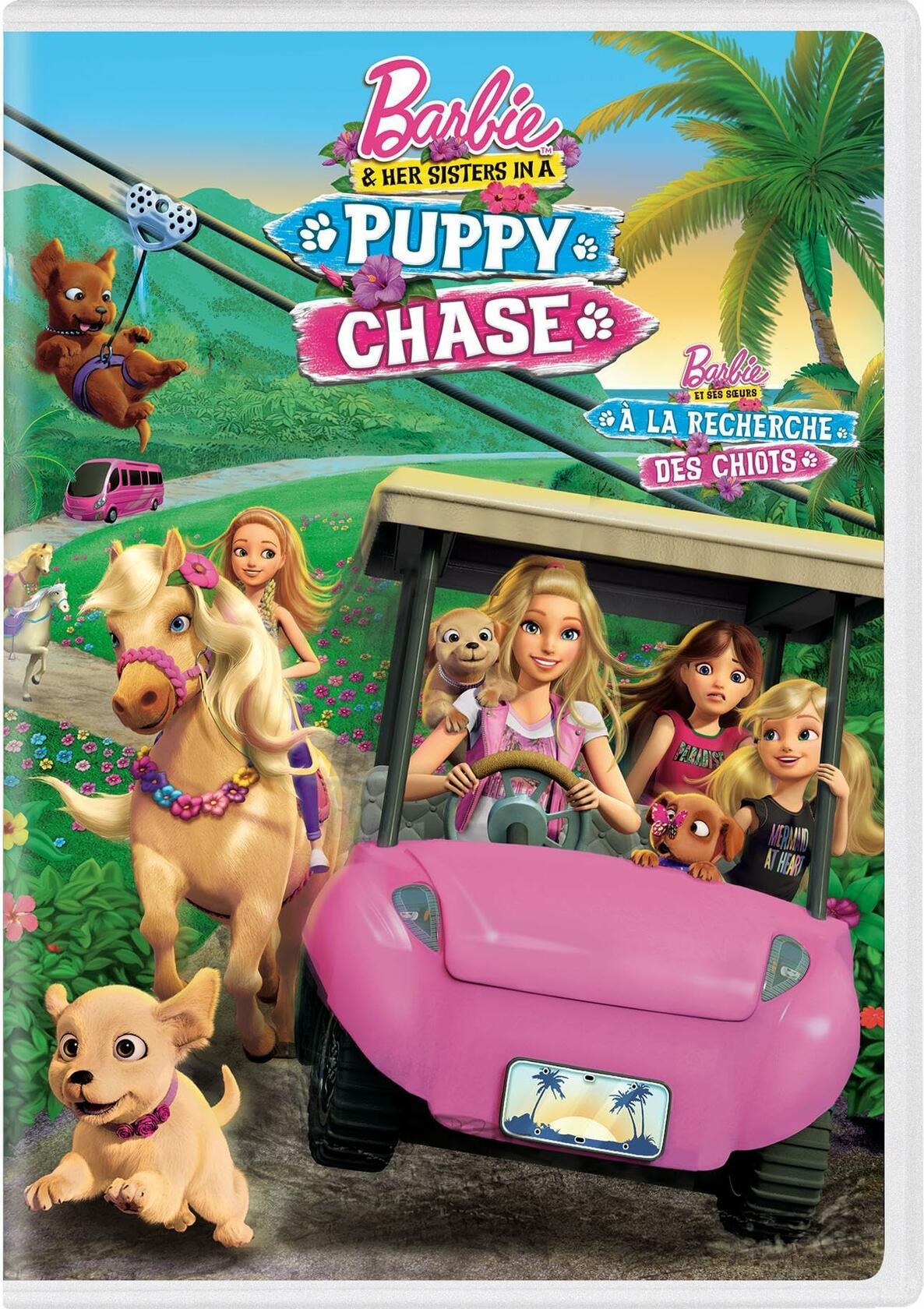 Barbie & Her Sisters in a Puppy Chase [Digitial HD] (Bilingual) [DVD] - Good