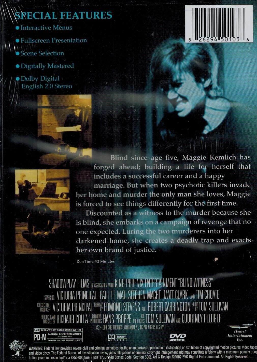 Blind Witness [DVD] [Import] [DVD] - Very Good