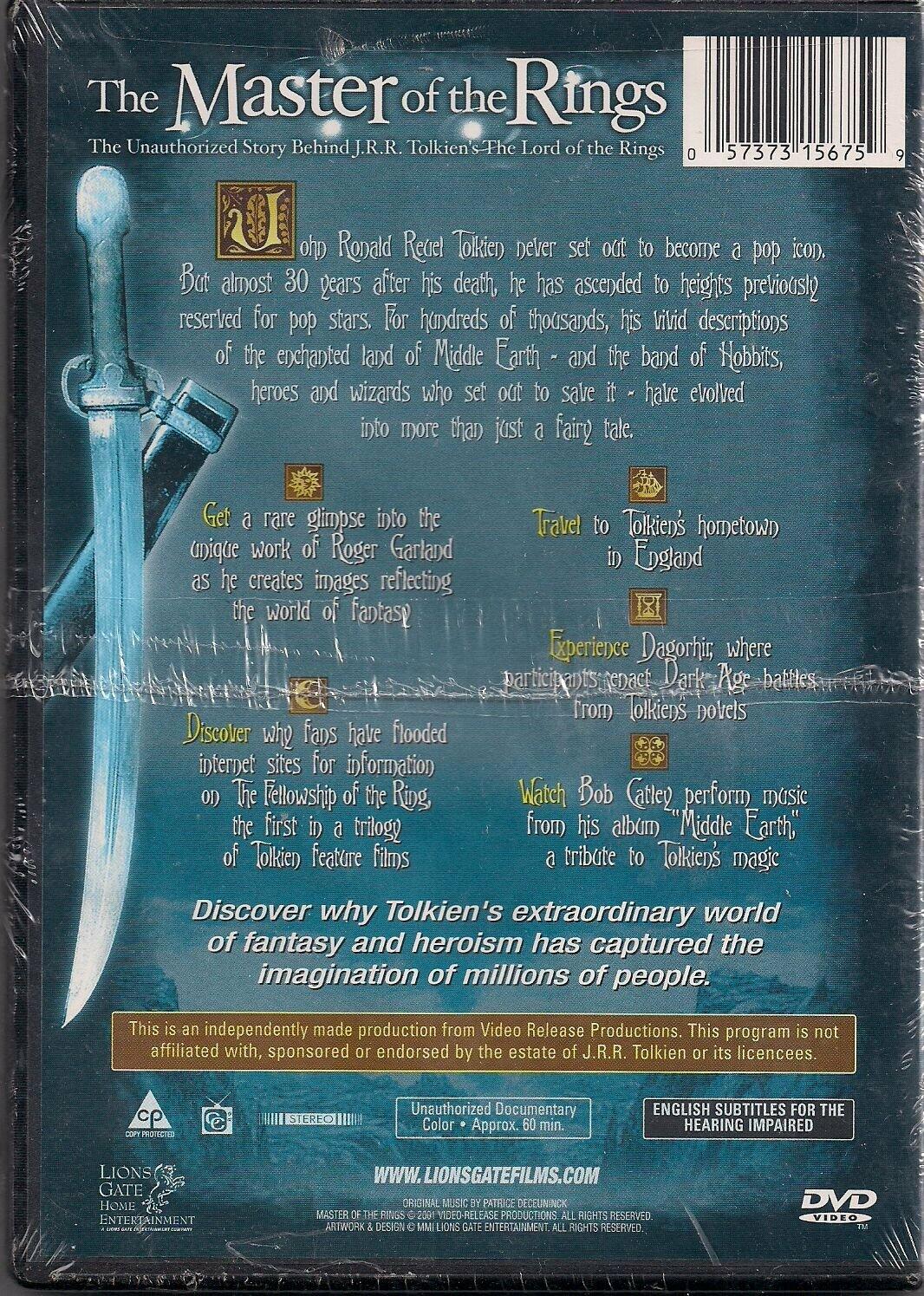 Master Of The Rings [DVD] - Very Good