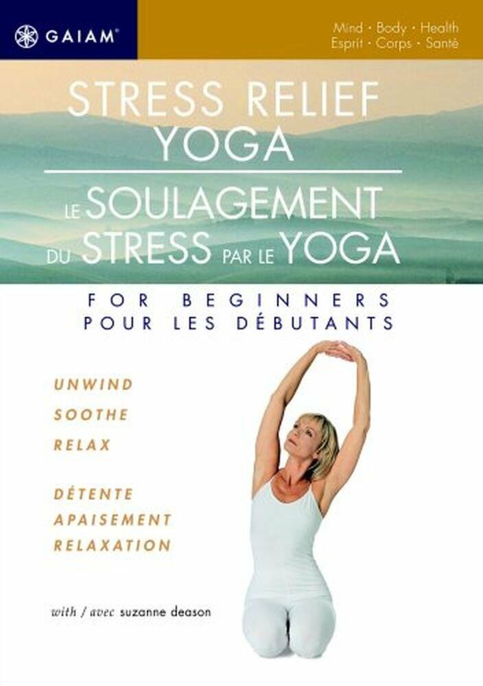 STRESS RELIEF YOGA FOR BEGINNERS [DVD] - Very Good