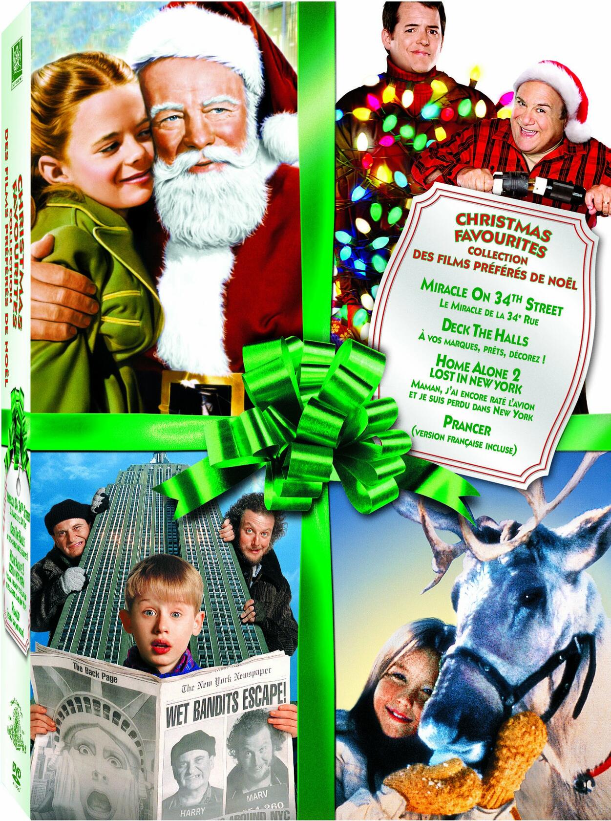 Christmas Favourites Collection (Miracle on 34th Street/Deck the Halls/Home Alone 2: Lost in New York/Prancer) (Bilingual) [DVD] - Good