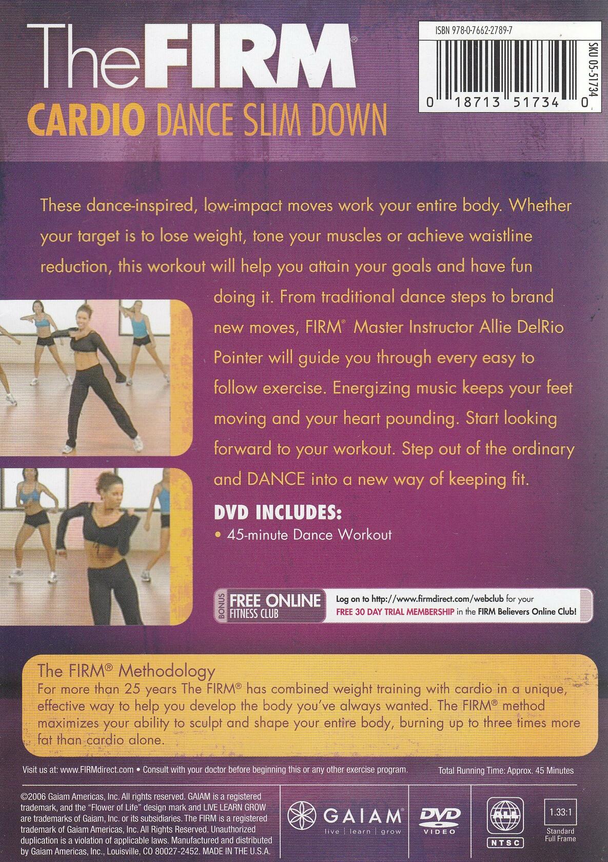 The Firm: Cardio Dance Slim Down [DVD]