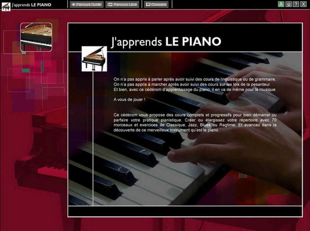 J'apprends le piano (vf - French software) - Very Good