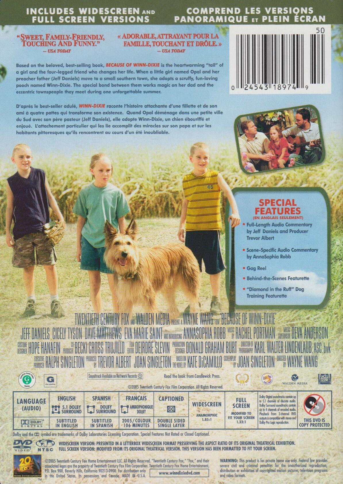 Because of Winn-Dixie - Very Good