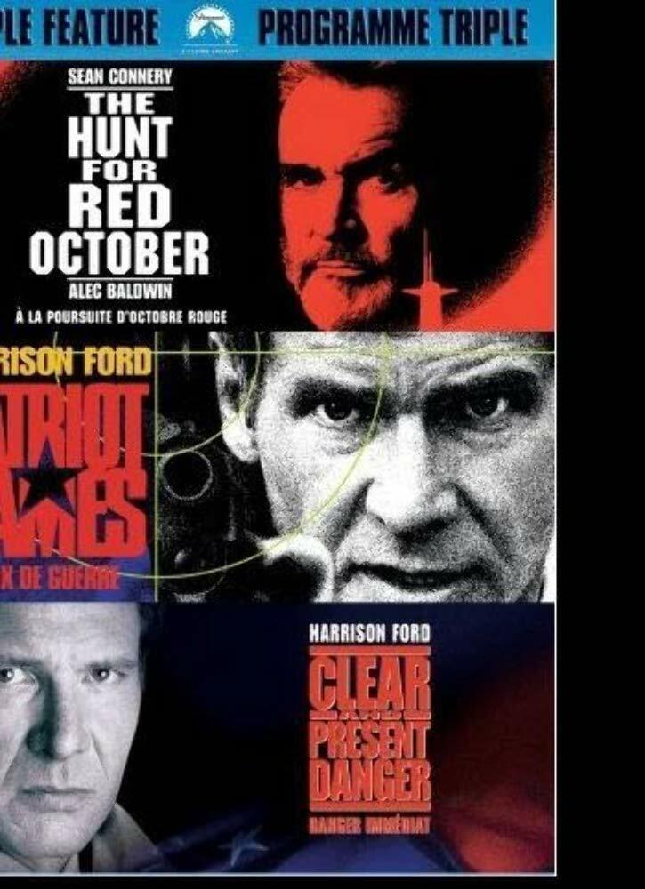 Jack Ryan Triple Feature - The Hunt For Red October / Patriot Games / Clear and Present Danger (3DVD) (Bilingual) [DVD] - Very Good