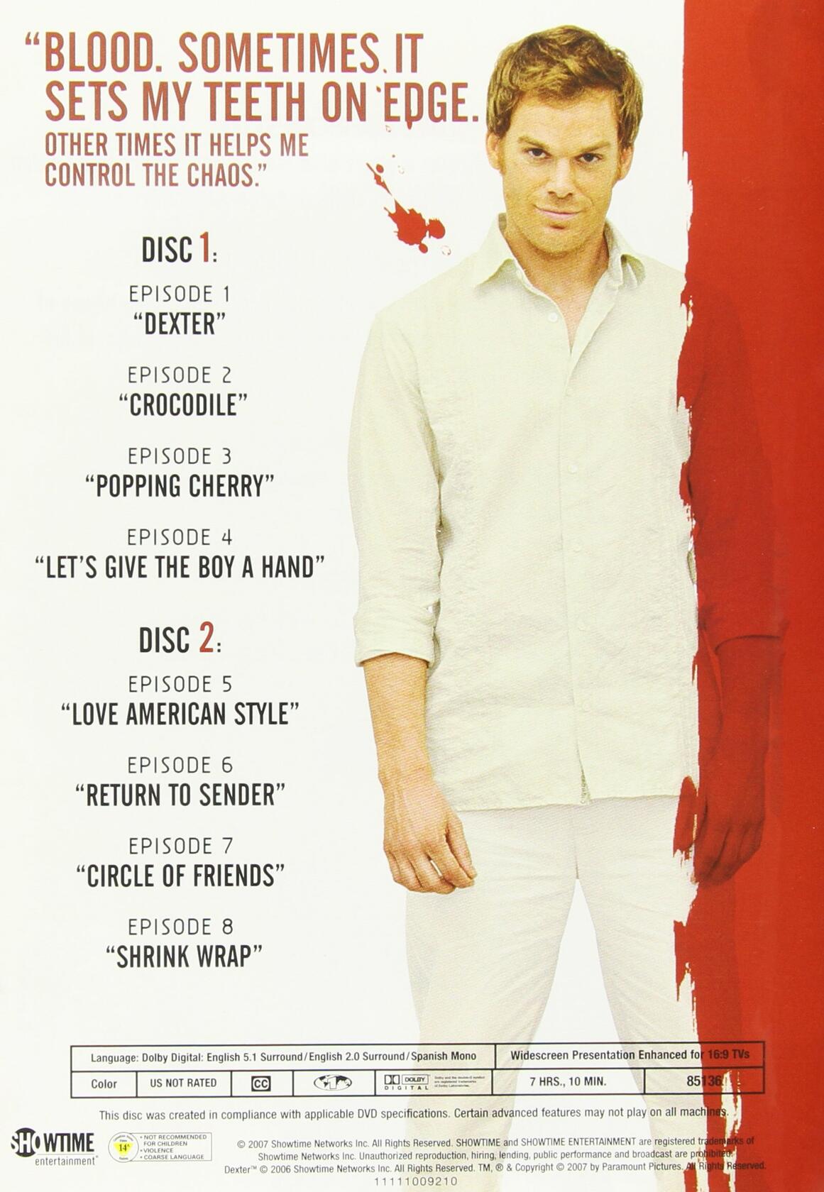 Dexter: The First Season [DVD] - Very Good