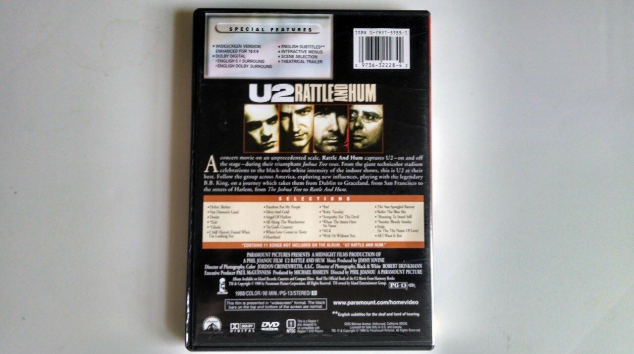 U2 Rattle and Hum (Widescreen) [DVD]