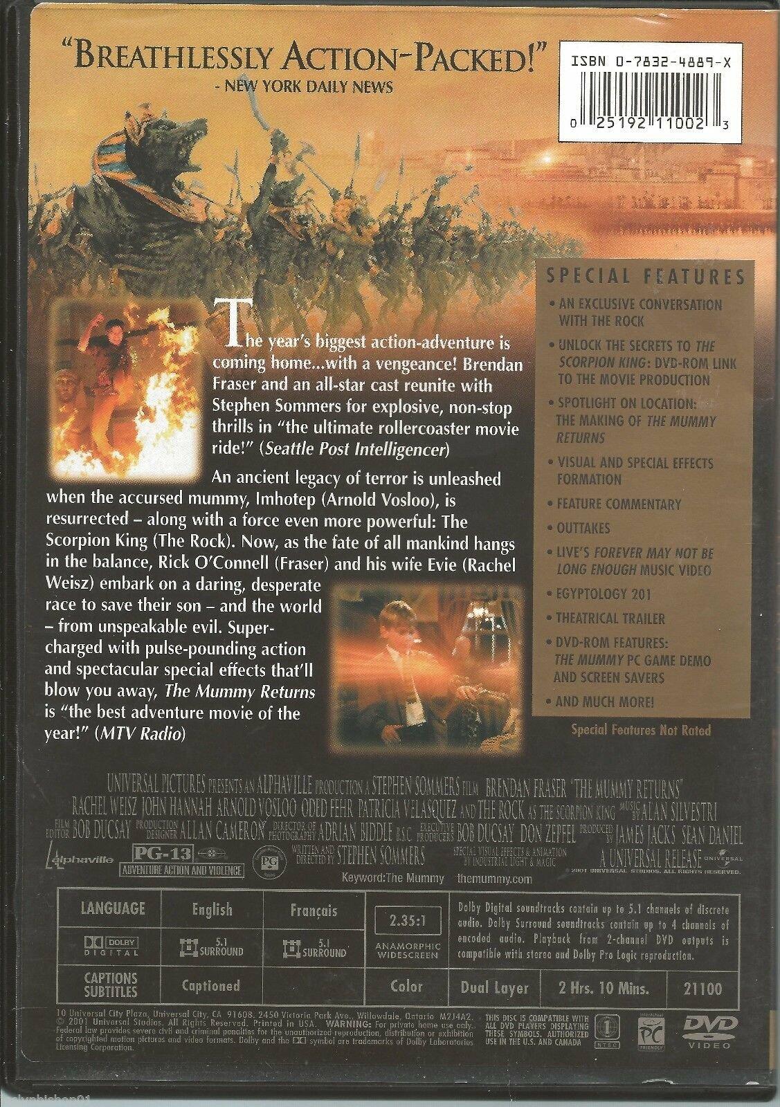 The Mummy Returns (Widescreen) [Import] [DVD] - Very Good