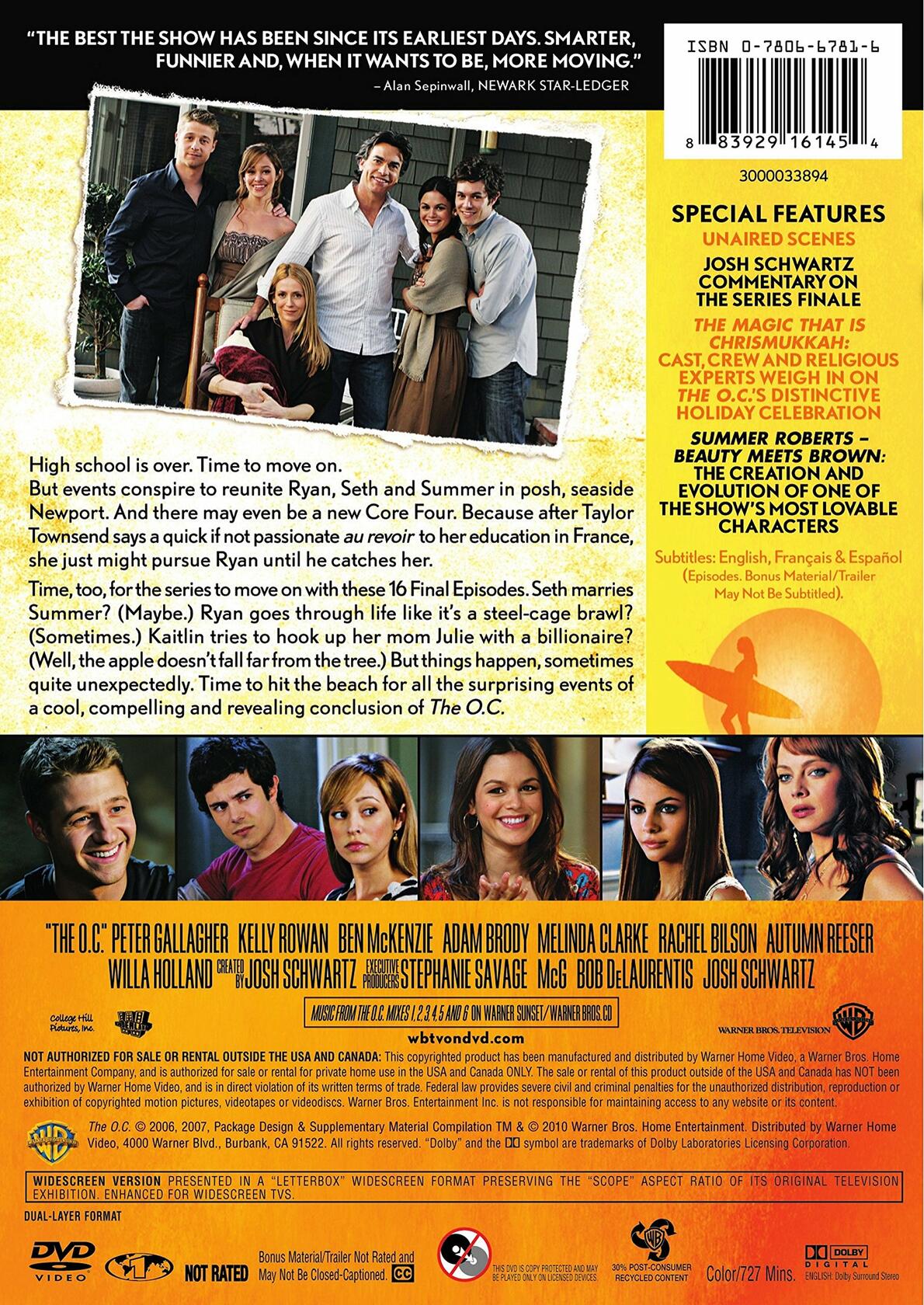 The OC: The Complete Fourth Season [DVD] - Very Good