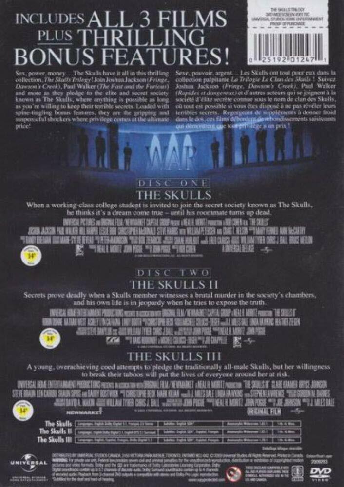 The Skulls Trilogy [DVD] - Very Good