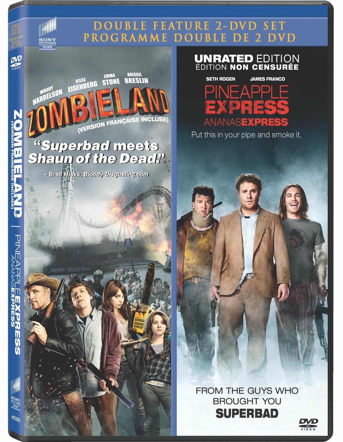 Pineapple Express / Zombieland - Set Bilingual [DVD] - Good
