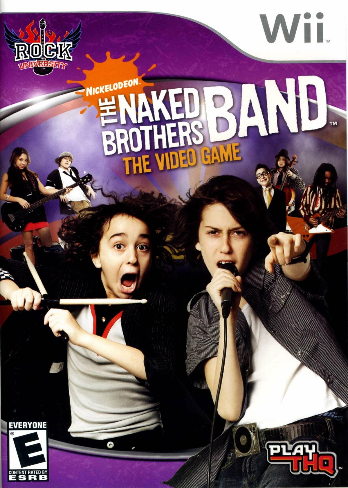 Rock University Presents: The Naked Brothers Band The Video Game (Nintendo Wii) [video game] - Very Good