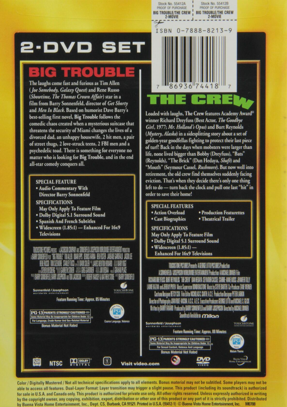 Big Trouble/Crew, the [DVD] - Very Good