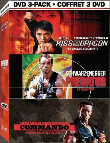 Attack Pack (Kiss of the Dragon, Predator, Commando) [DVD]