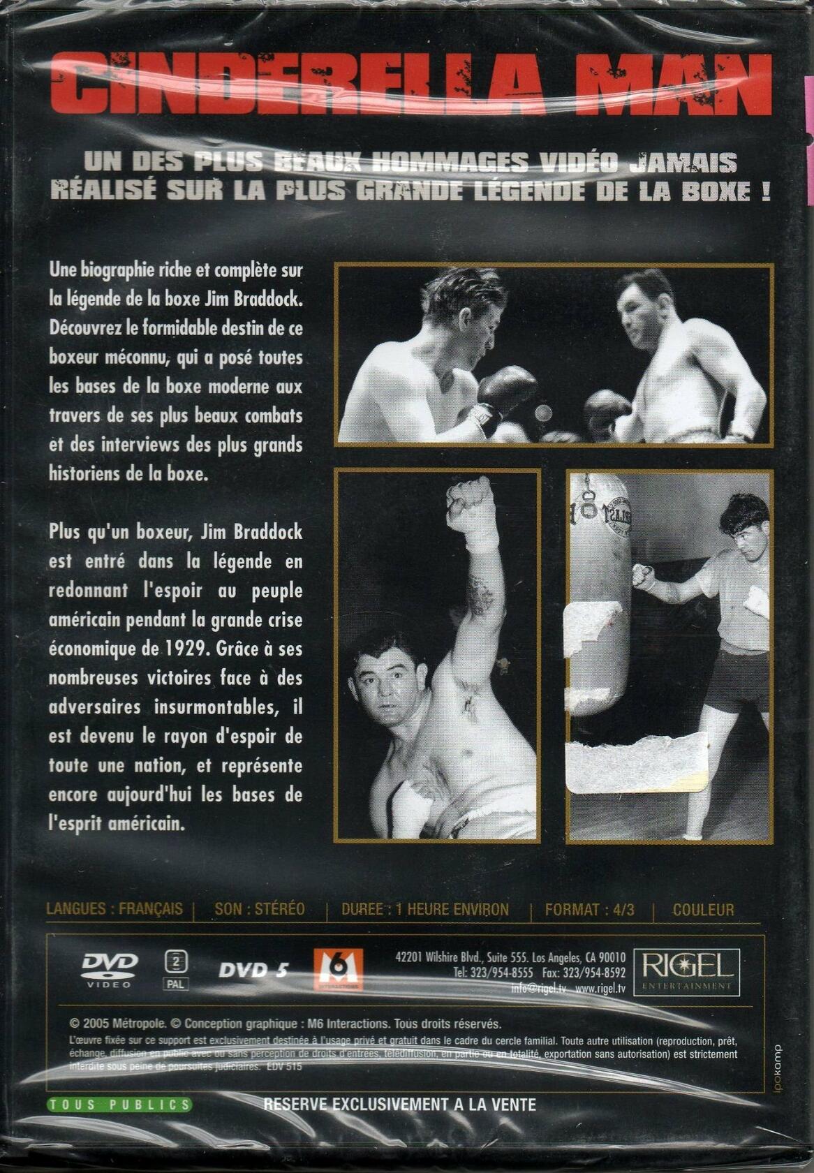 The Real Jim Braddock Story - Cinderella Man [DVD] - Very Good