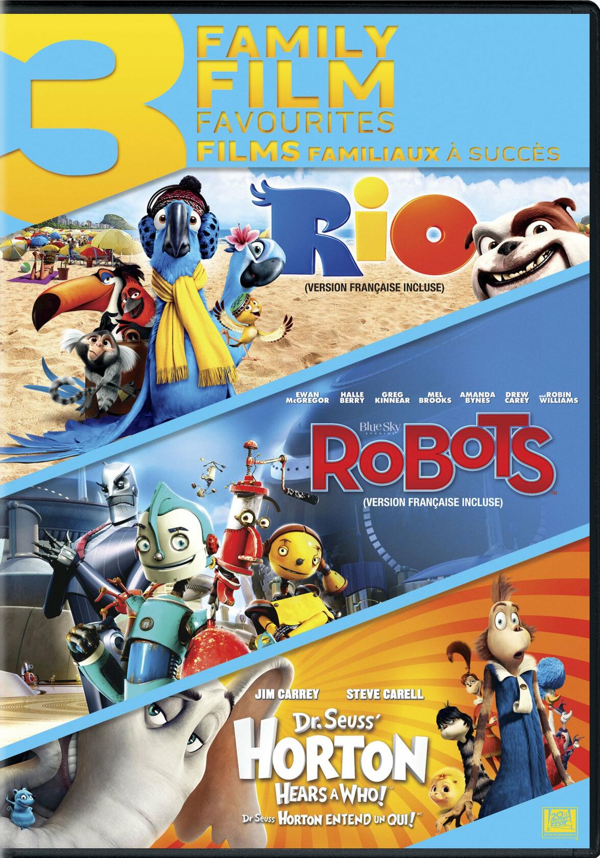 Rio / Robots / Horton Hears A Wh (Bilingual) [DVD] - Very Good