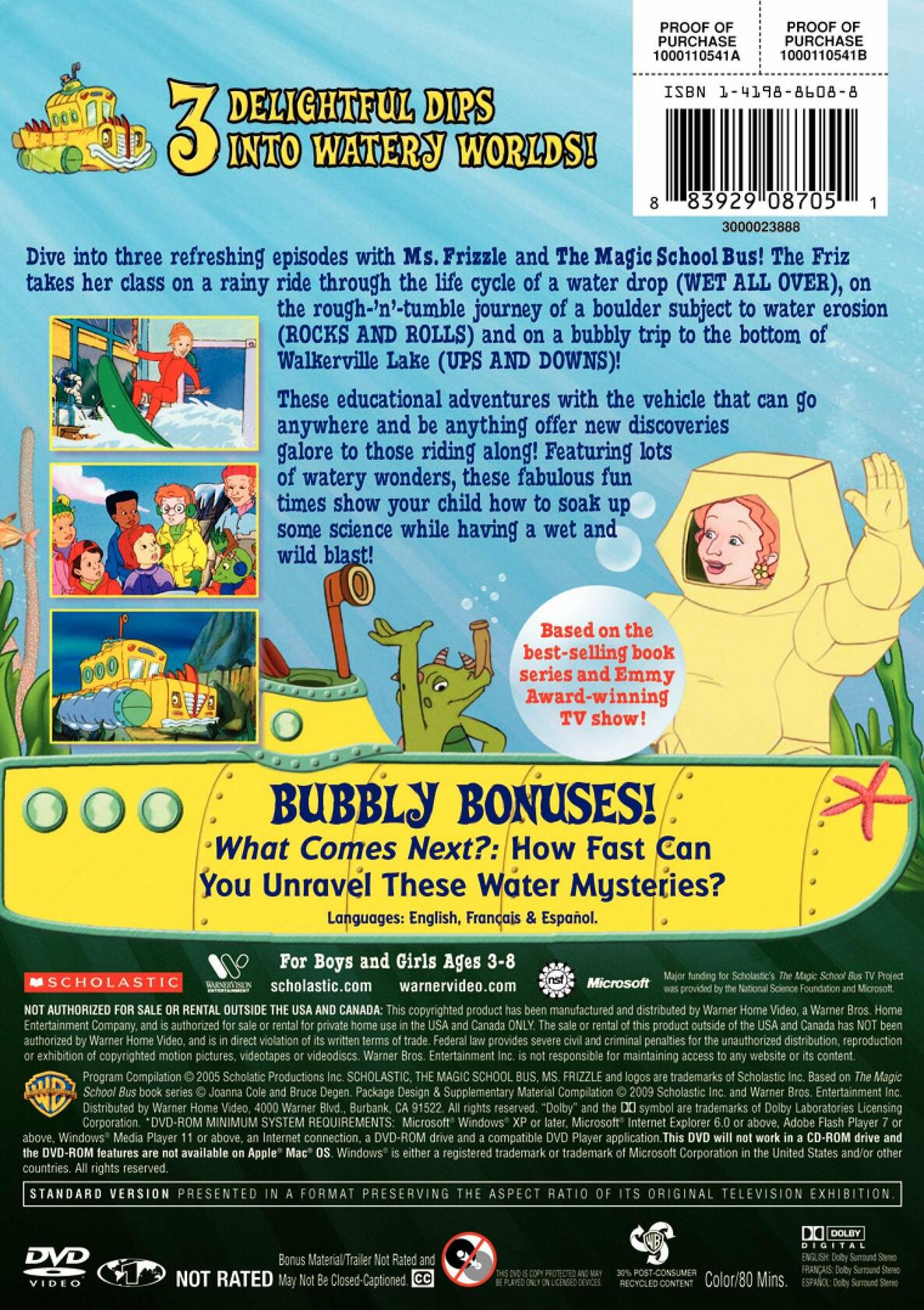 The Magic School Bus Catches a Wave (Bilingual) [DVD] - Very Good