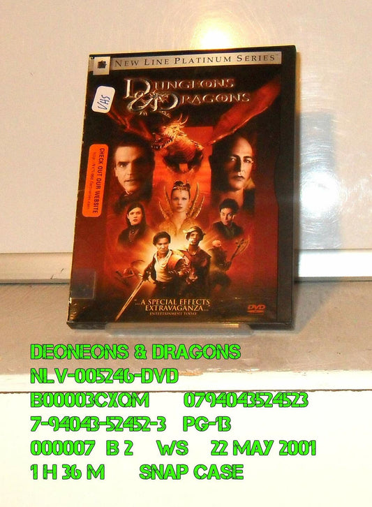 Dungeons & Dragons (Widescreen) [DVD] - Very Good