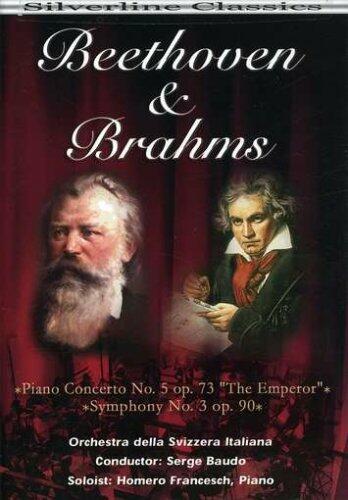Beethoven & Brahms: Piano Concerto No. 5 Op. 73 "The Emperor"/Symphony No. 3 Op. 90 [Import] [DVD] - Very Good
