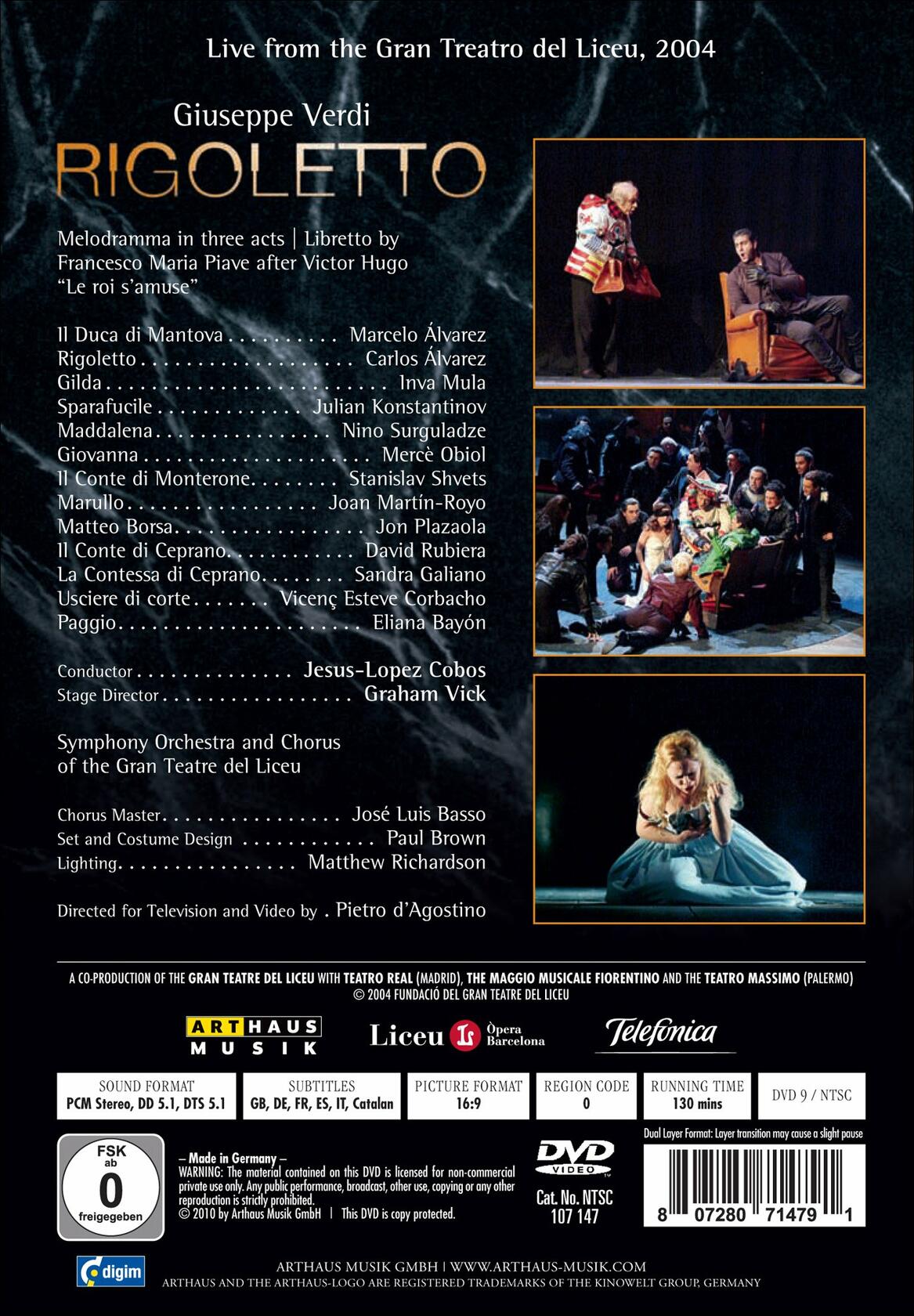 Vick, Graham - Rigoletto [DVD] - Very Good
