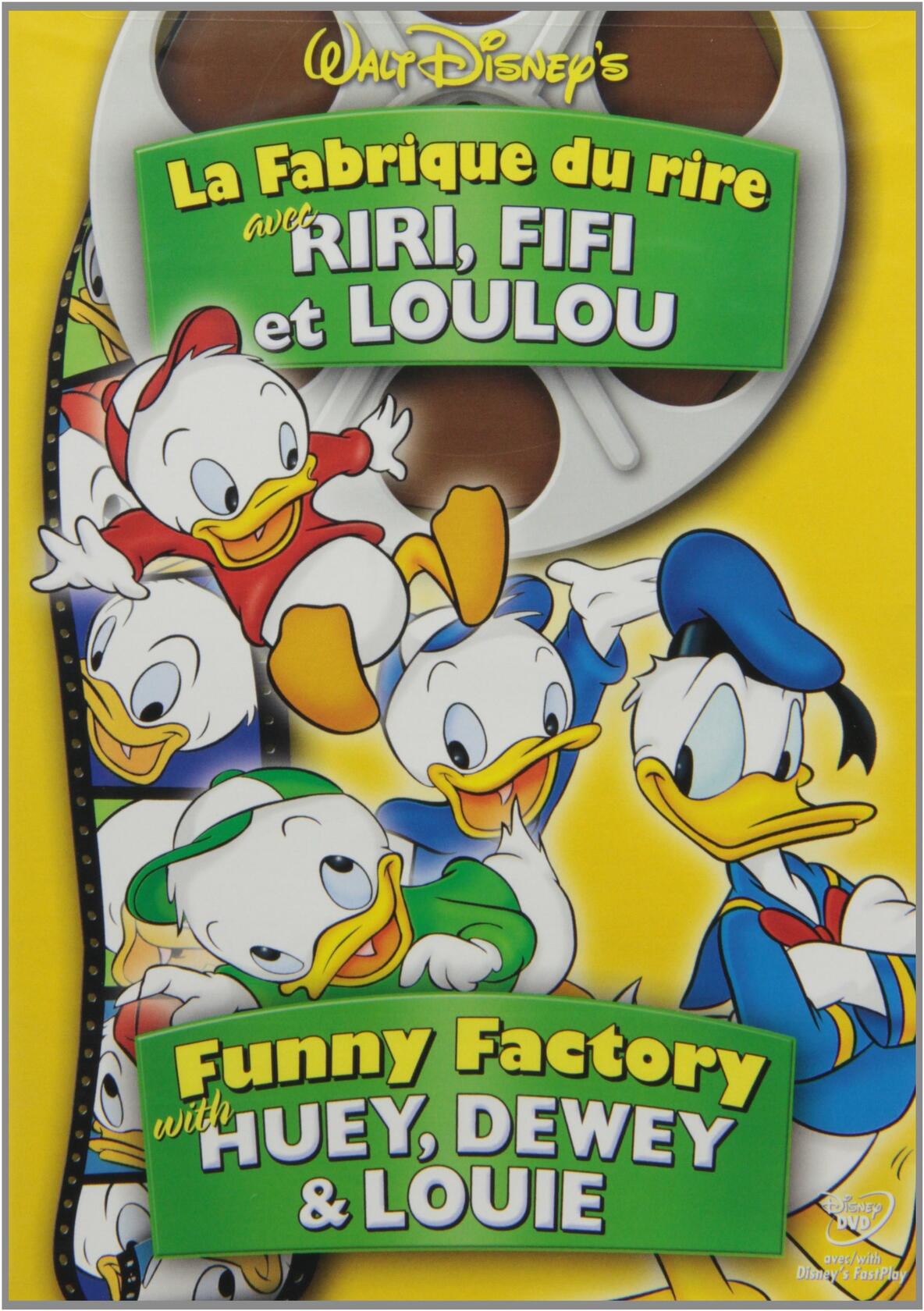 Funny Factory with Huey, Dewey & Louie V4 / La fabrique du rire avec Riri, Fifi et Loulou Vol. 4 (Bilingual) [DVD] - Very Good