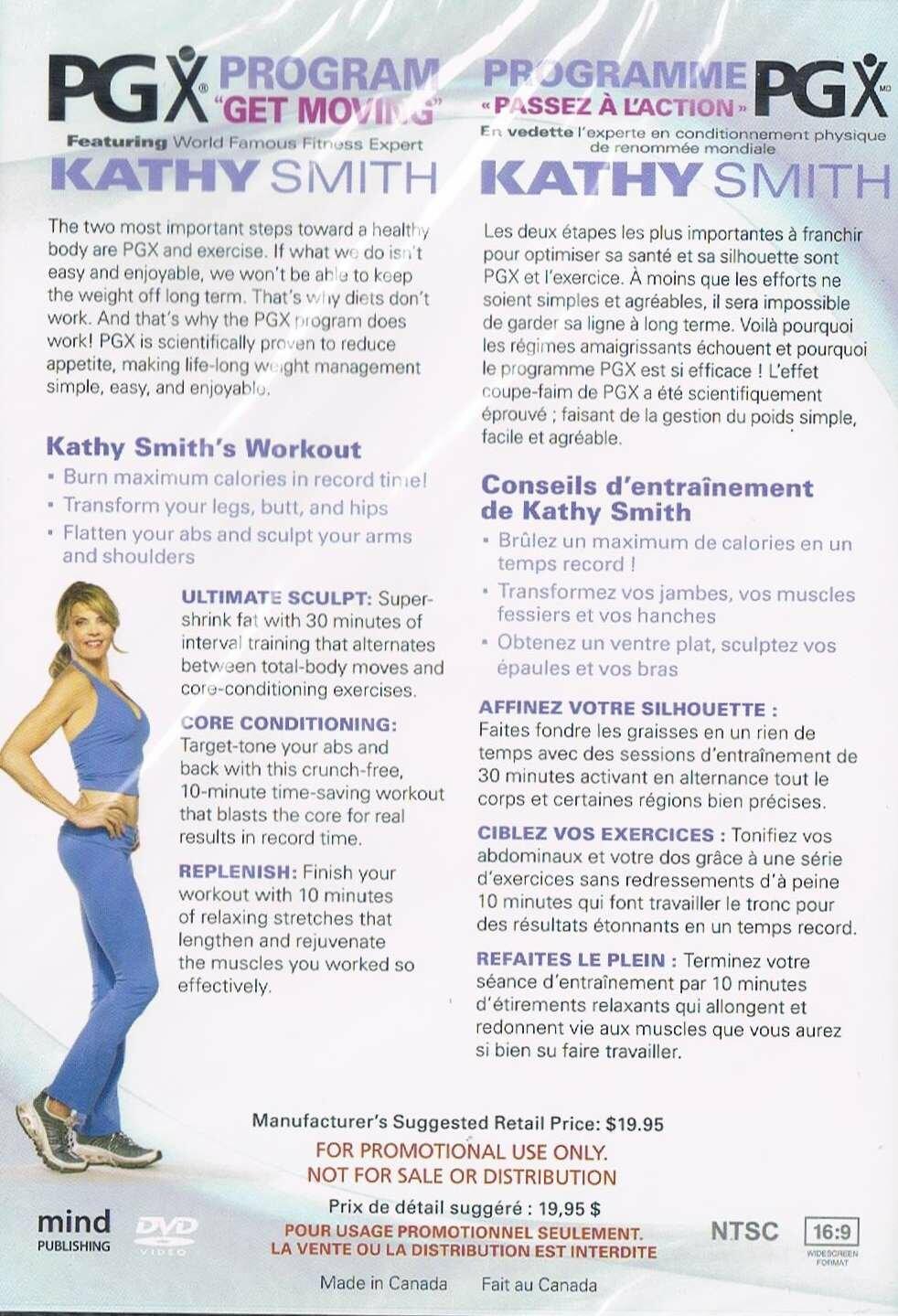 Kathy Smith: PGX Program get Moving, Workout for all fitness Levels / Programme PGX pour tous les stades de forme physique