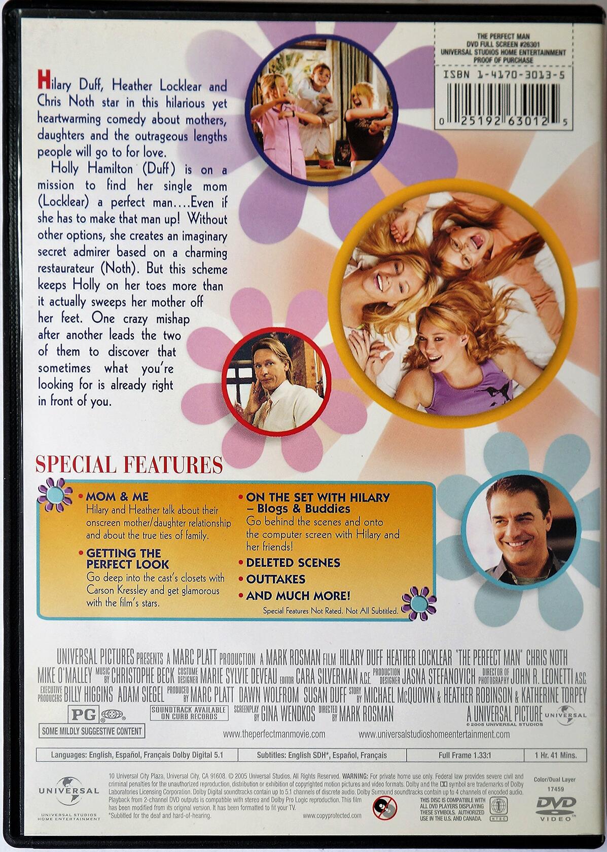 The Perfect Man (Bilingual) [DVD] - Very Good