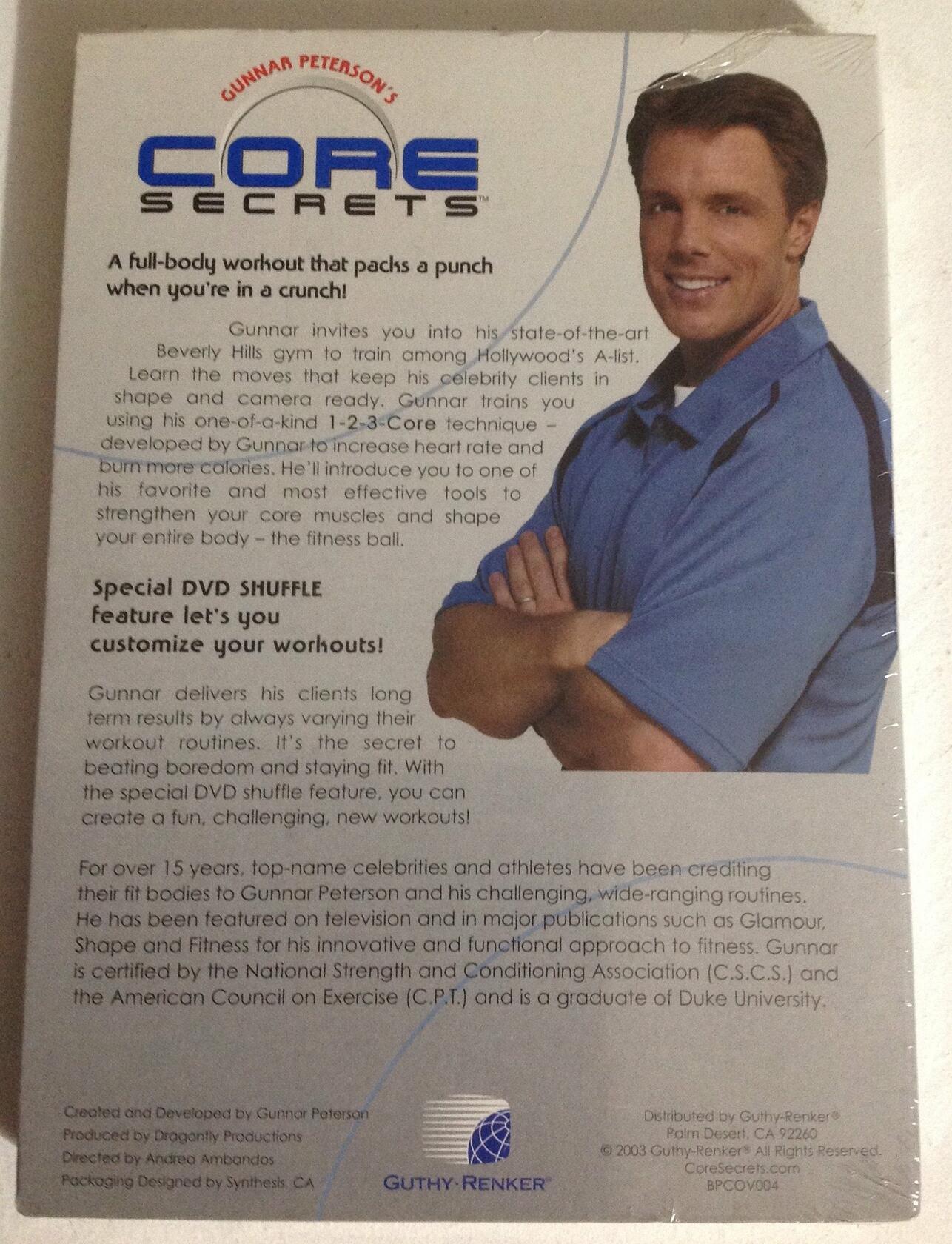 Gunnar Peterson's Core Secrets: 25 Minute Full Body Workout and Accelerated Core Training [DVD]