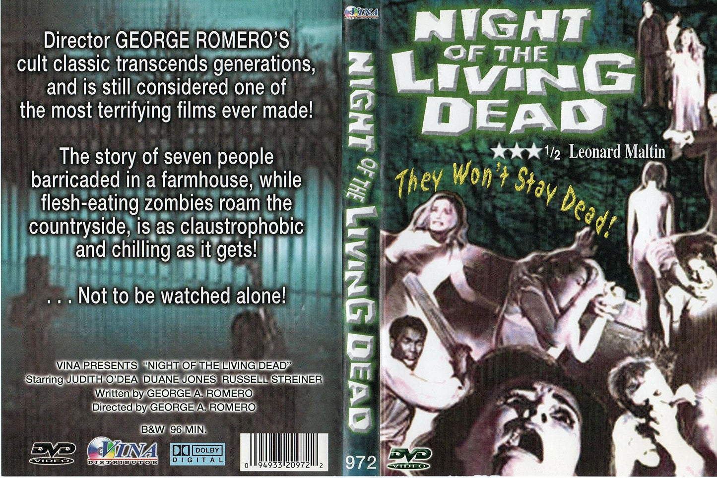 Night Of The Living Dead [DVD]