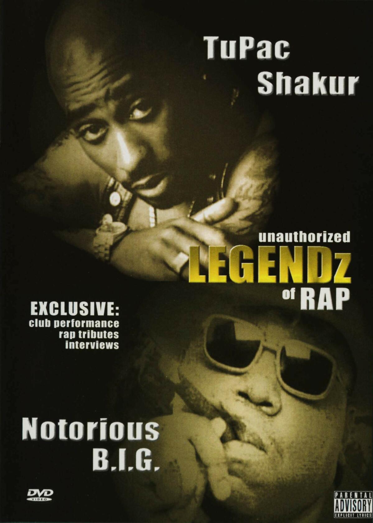 Legendz of Rap (DVD Audio) [DVD] Tupac Shakur and Notorious B.I.G. - Very Good