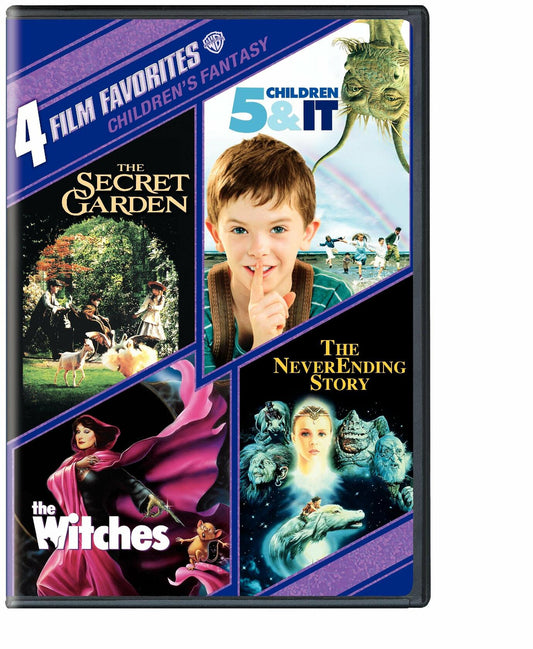 4 Film Favorites: Children's Fantasy (The Secret Garden / 5 Children & It / The Witches / The Neverending Story) [DVD] - Very Good