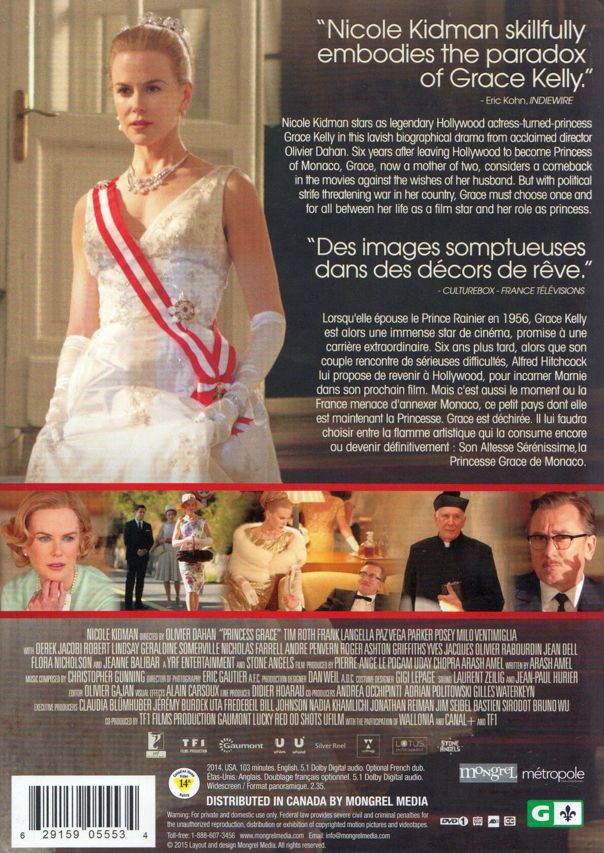 Grace of Monaco [DVD] - Very Good