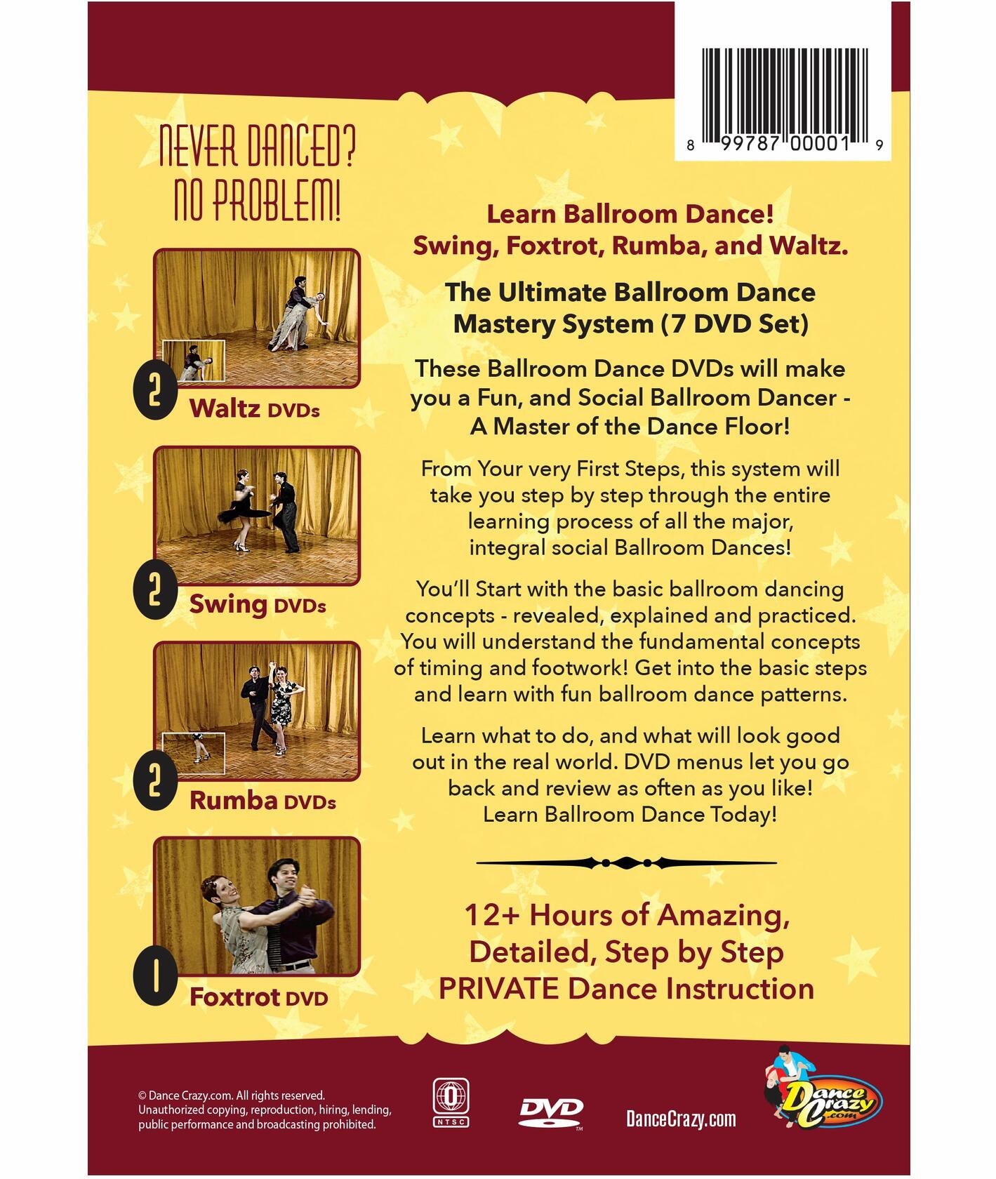 Ballroom Dancing Mastery System - Ballroom Dance Lessons Beginner's Guide (7 DVD Set) [DVD]
