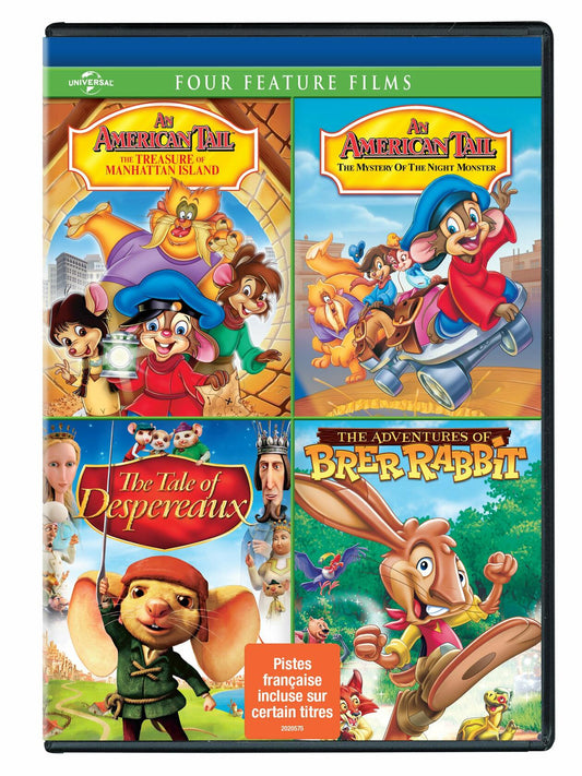 American Tail:The Mystery of the Night Monster / The Tale of Despereaux / The Adventures of Brer Rabbit Family Fun Pack [DVD] (Bilingual) [DVD] - Very Good