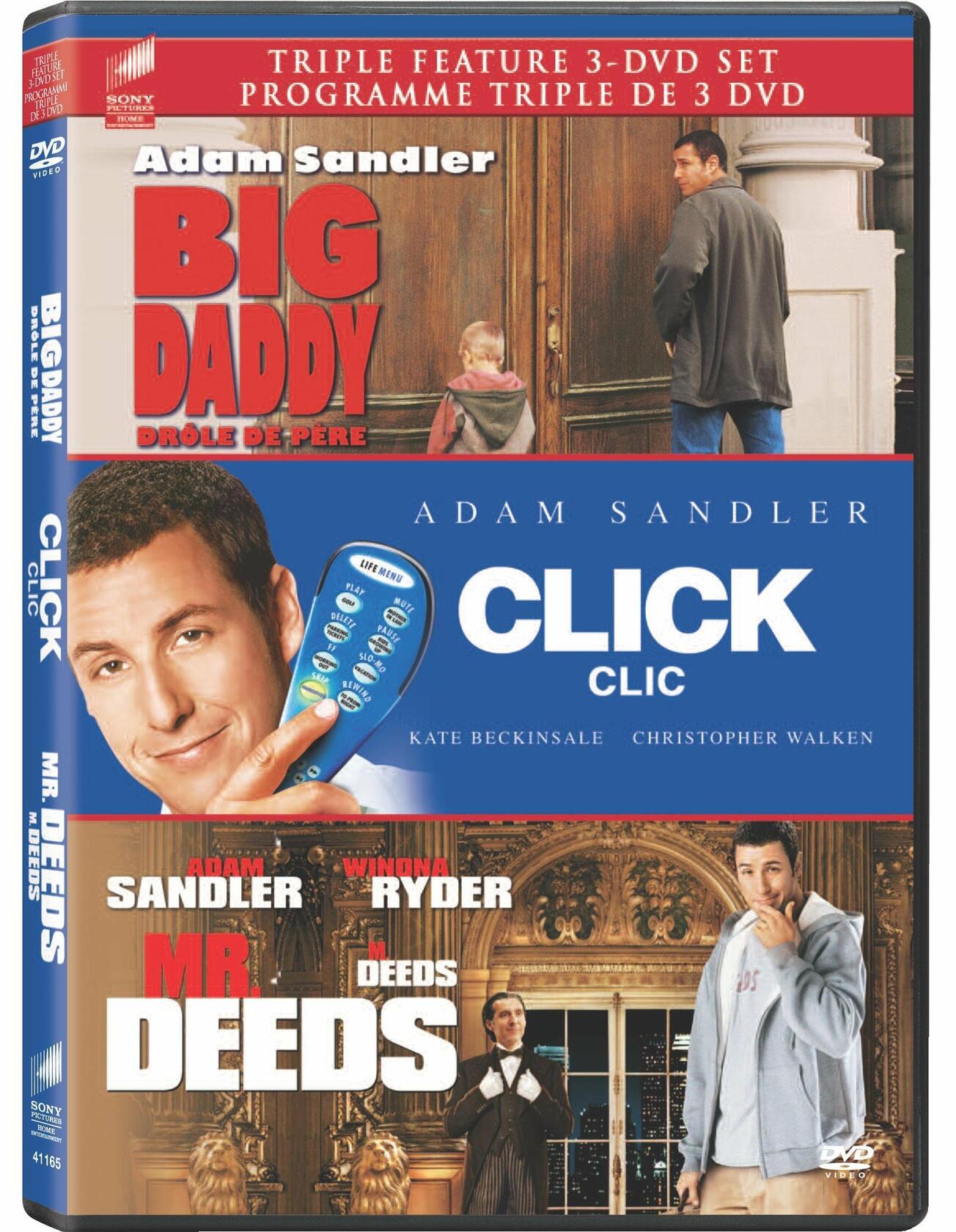 Big Daddy / Click (2006) / Mr. Deeds - Set Bilingual [DVD] - Very Good
