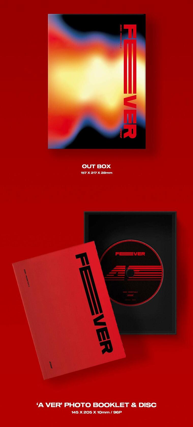 Zero: Fever Part 2 [Audio CD] ATEEZ - Very Good