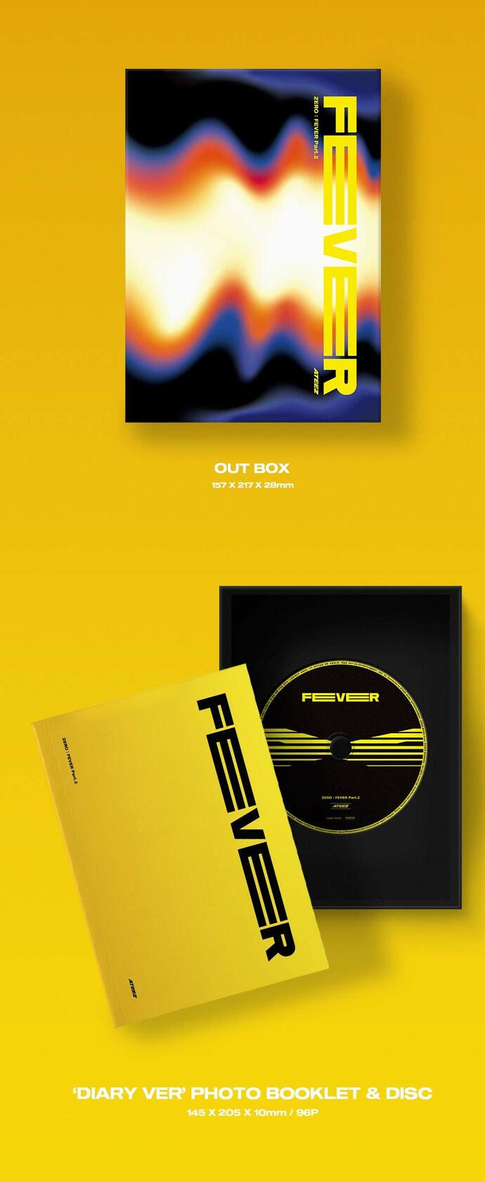Zero: Fever Part 2 [Audio CD] ATEEZ - Very Good