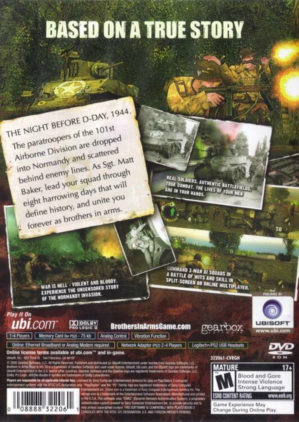 Brothers In Arms - PlayStation 2 [video game] - Good