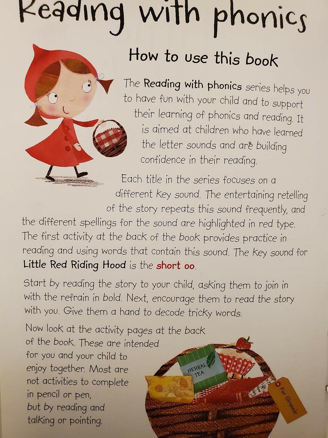 Little Red Riding Hood (Reading with Phonics) by Clare Fennell(2013-07-01) [Hardcover]