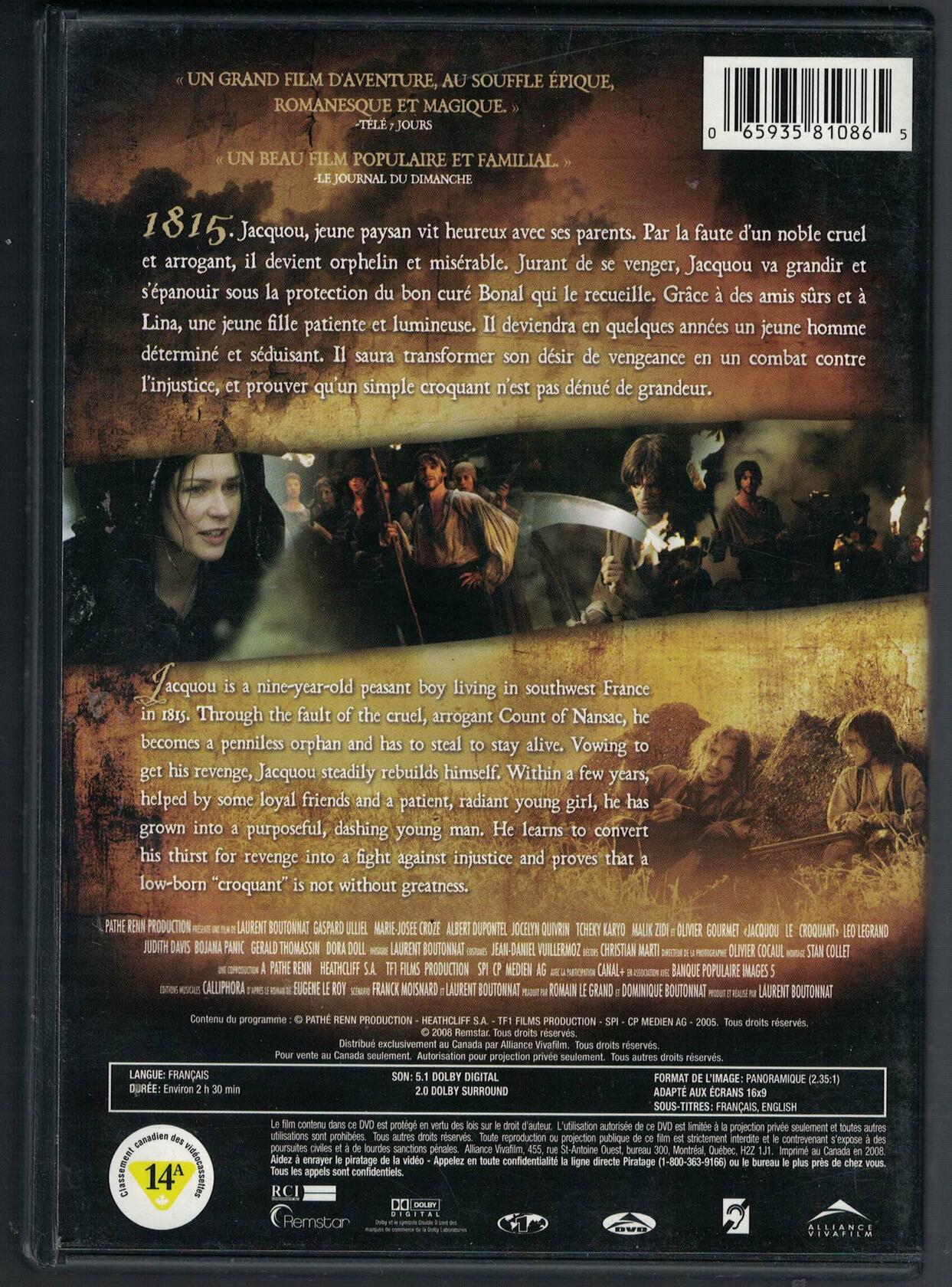 Jacquou Le Croquant [DVD] - Very Good