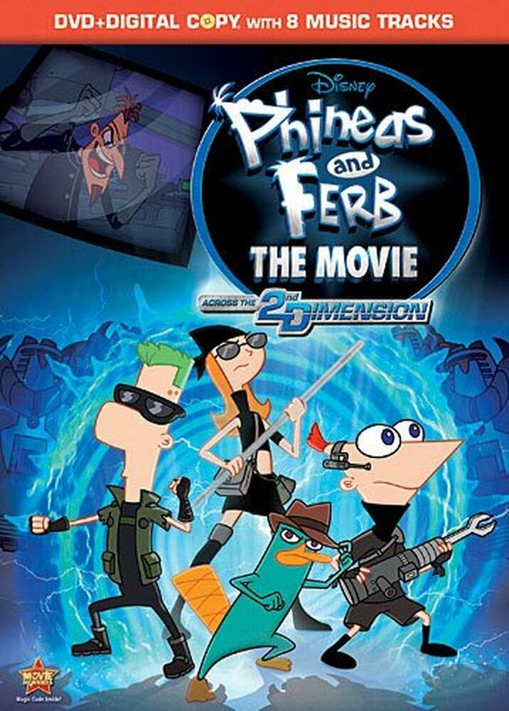 Phineas and Ferb: The Movie - Across The Second Dimension (+ Platypult Kit) [DVD + Digital Copy] [DVD] - Very Good