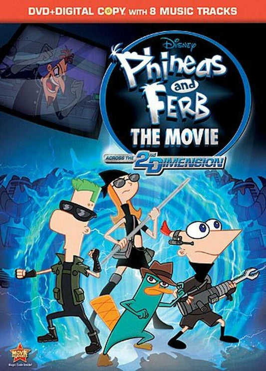 Phineas and Ferb: The Movie - Across The Second Dimension (+ Platypult Kit) [DVD + Digital Copy] [DVD] - Very Good