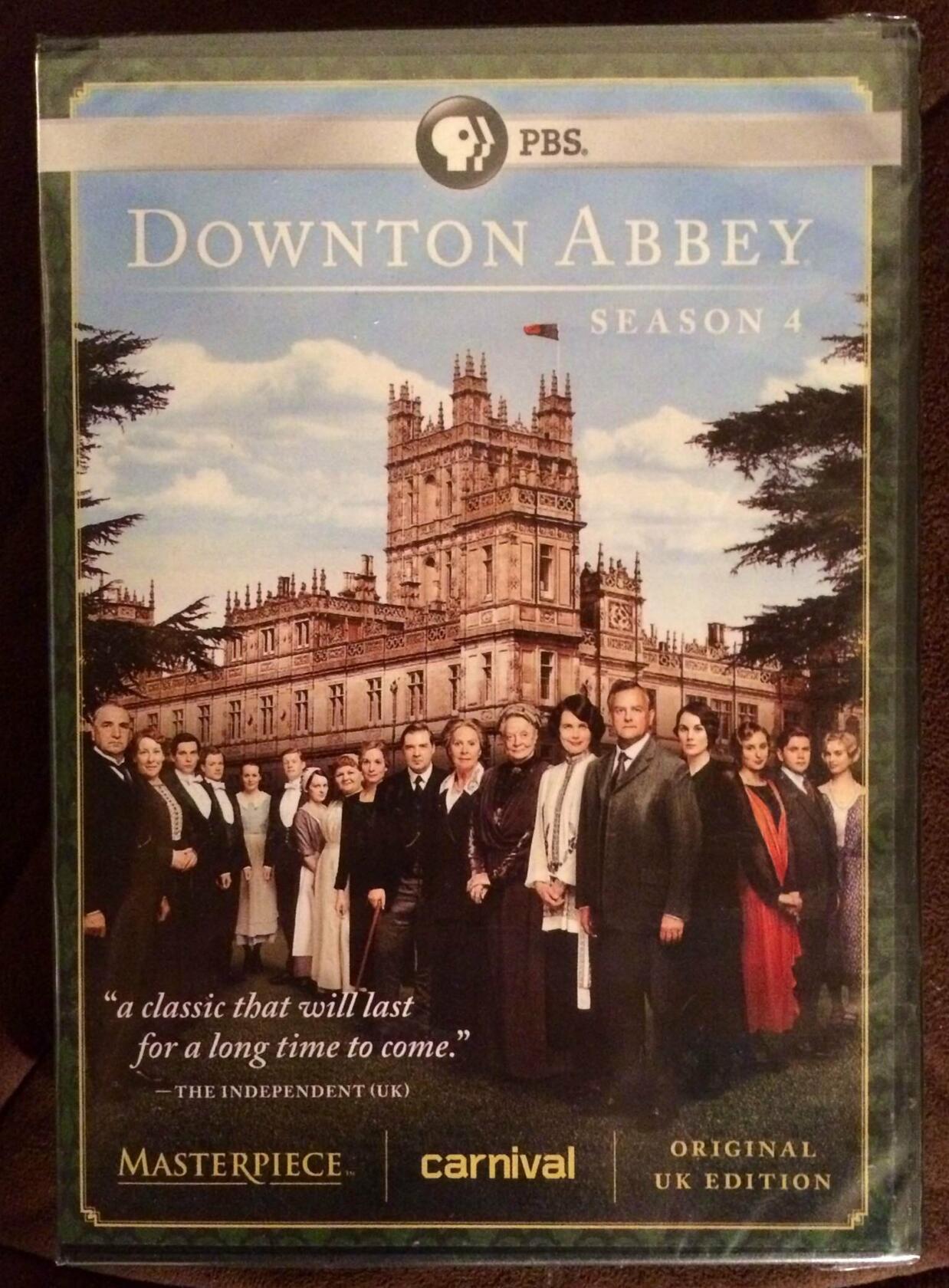 Masterpiece: Downton Abbey Season 4 (U.K. Edition) [DVD]