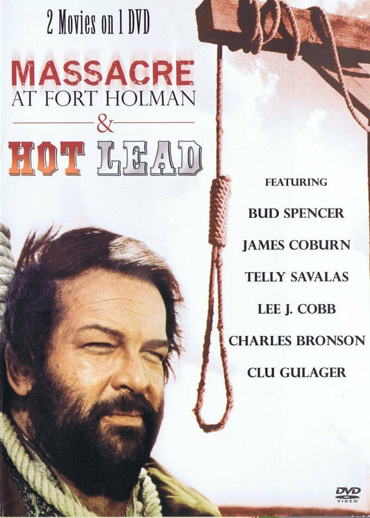Massacre At Fort Holman & Hot Lead (2 Movies on 1 DVD) [DVD] - Very Good