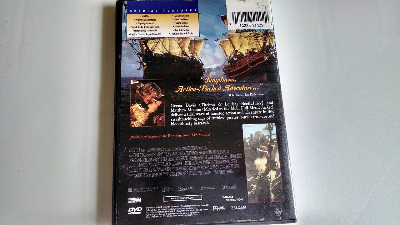 Cutthroat Island [DVD] - Very Good