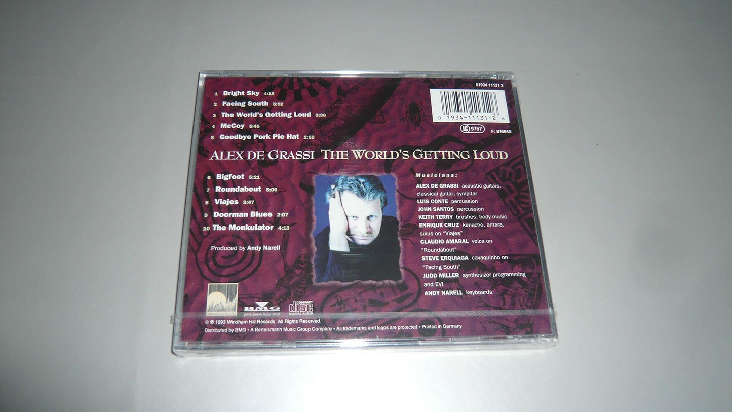 World's Getting Loud [Audio CD] De Grassi, Alex - Good