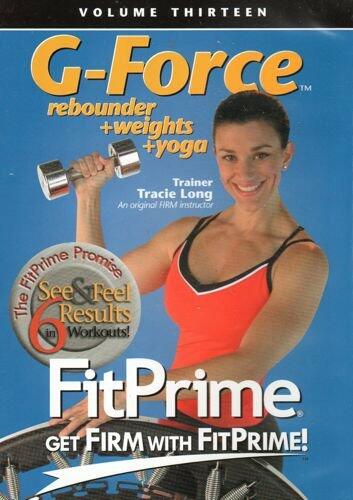 FitPrime G-Force Rebounder + Weights + Yoga [VHS Tape] - Very Good